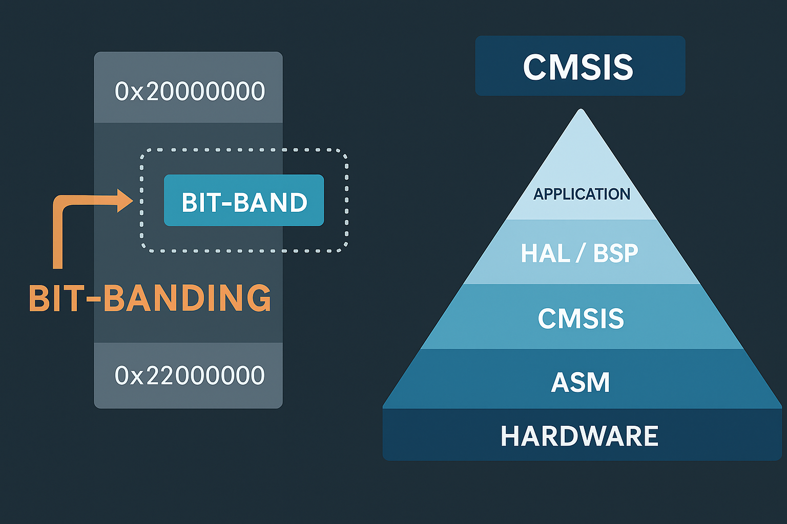 Bit-banding, CMSIS, Hardware Layers