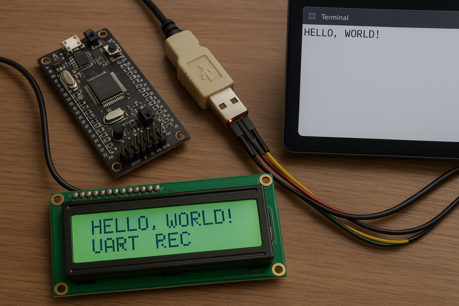 STM32F411 UART Communication System